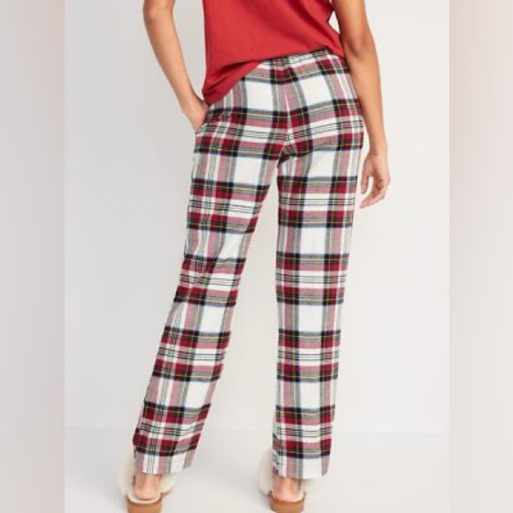🆕 Old Navy Women’s Mid-Rise Flannel Pajama Pants PJ Sleep Bottoms M 8-10 - Picture 2 of 10